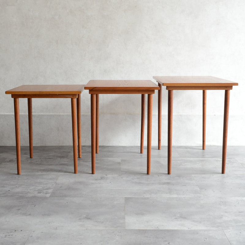 60s デンマーク　チーク ネストテーブル
