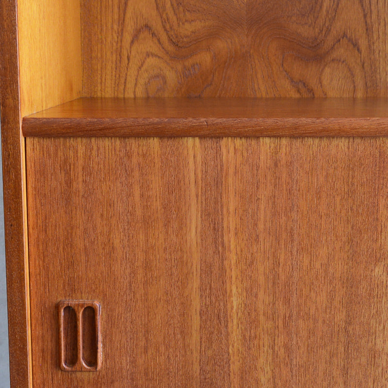 デンマークヴィンテージ　扉付きブックシェルフ3-1（ウッドオイル仕上）