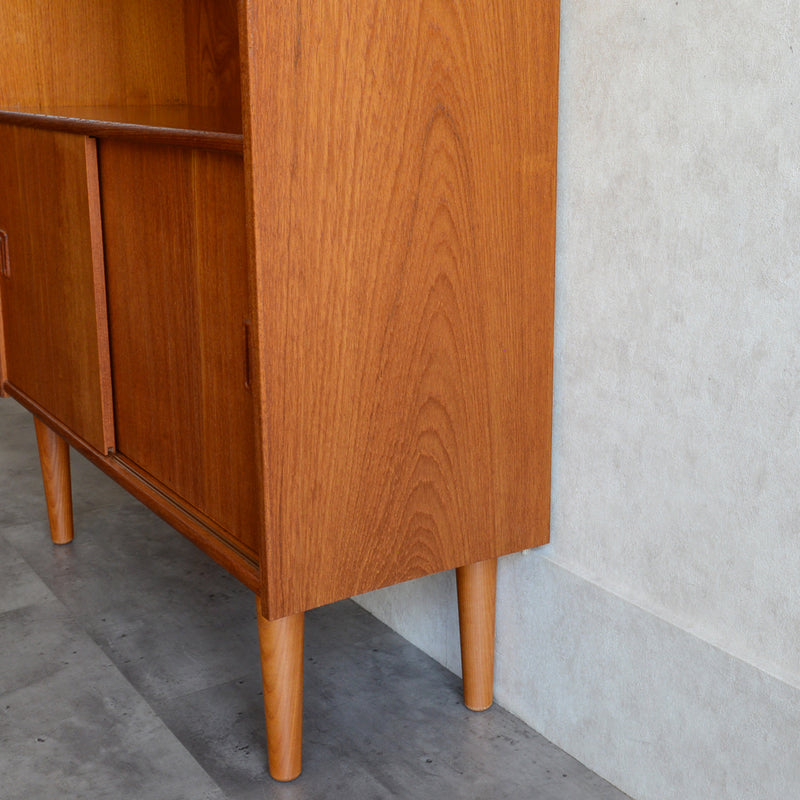 デンマークヴィンテージ　扉付きブックシェルフ3-1（ウッドオイル仕上）