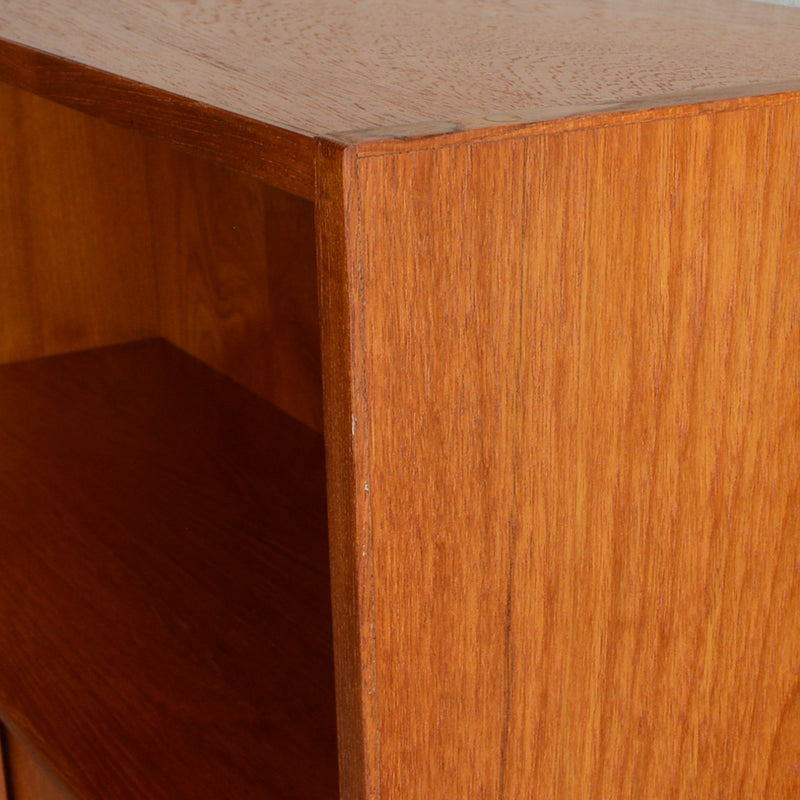 デンマークヴィンテージ　扉付きブックシェルフ3-1（ウッドオイル仕上）