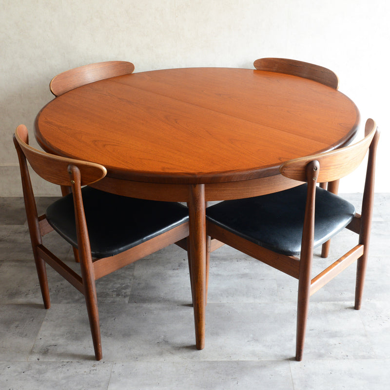 G-PLAN ジープラン　エクステンション ラウンドテーブル76(天板剥離再塗装）