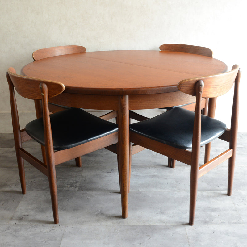 G-PLAN ジープラン　エクステンション ラウンドテーブル76(天板剥離再塗装）