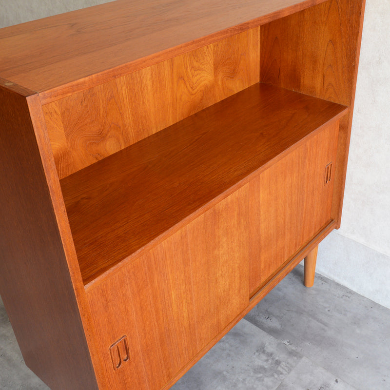 デンマークヴィンテージ　扉付きブックシェルフ3-1（ウッドオイル仕上）