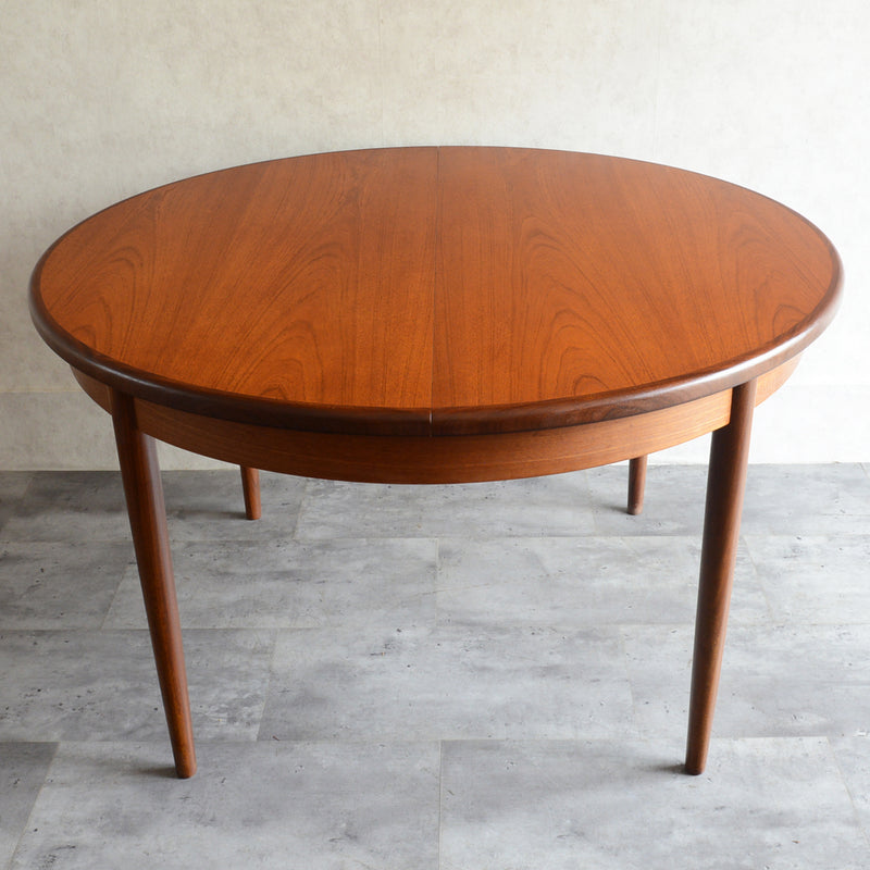 G-PLAN ジープラン　エクステンション ラウンドテーブル76(天板剥離再塗装）