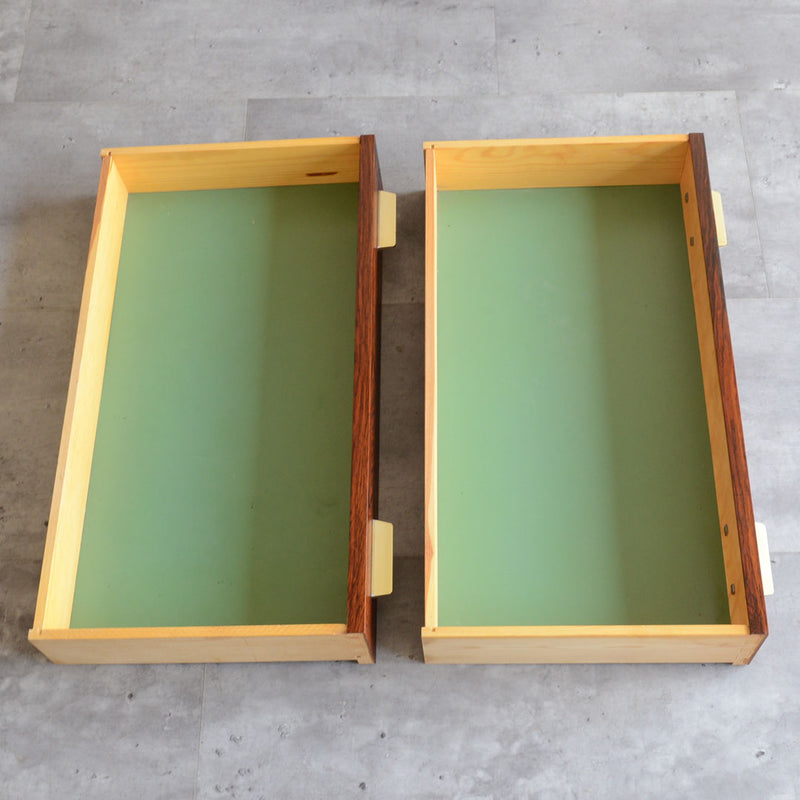 デンマーク  ローズウッド 2段チェスト 5-6