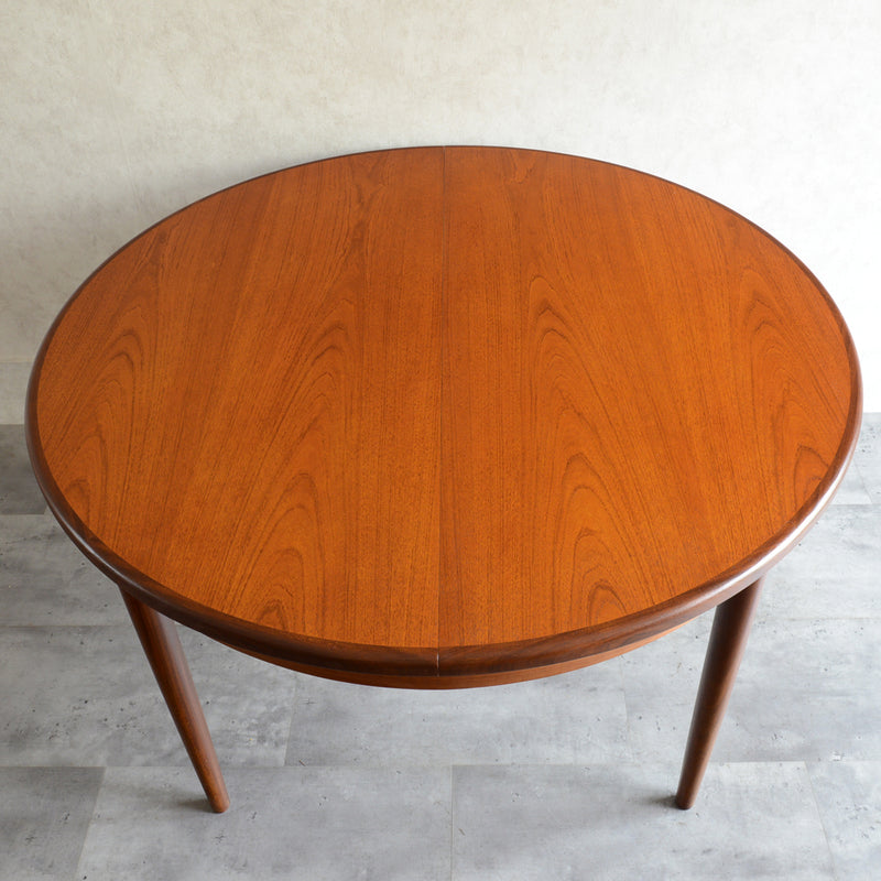 G-PLAN ジープラン　エクステンション ラウンドテーブル76(天板剥離再塗装）