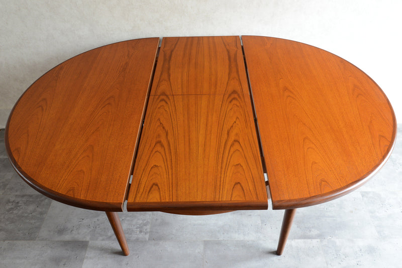 G-PLAN ジープラン　エクステンション ラウンドテーブル76(天板剥離再塗装）