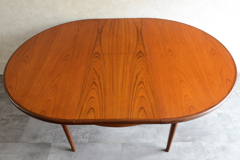 G-PLAN ジープラン　エクステンション ラウンドテーブル76(天板剥離再塗装）