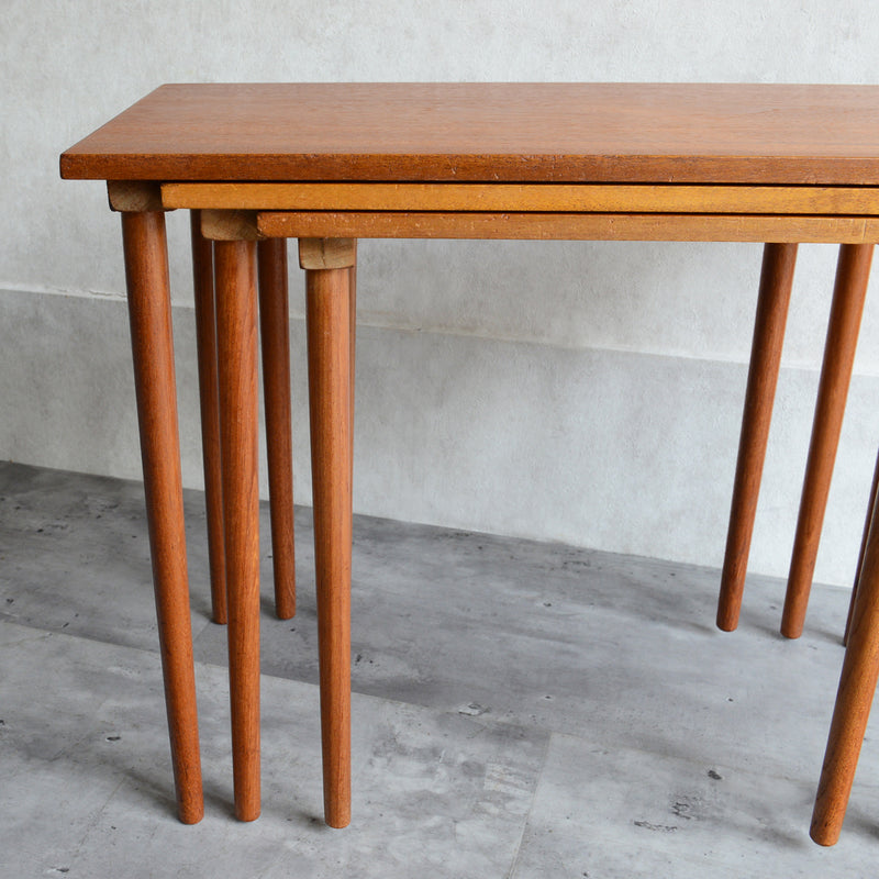 60s デンマーク　チーク ネストテーブル