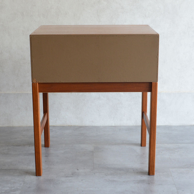 デンマーク チーク２段チェスト/サイドテーブル　5-7