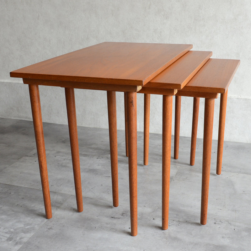 60s デンマーク　チーク ネストテーブル