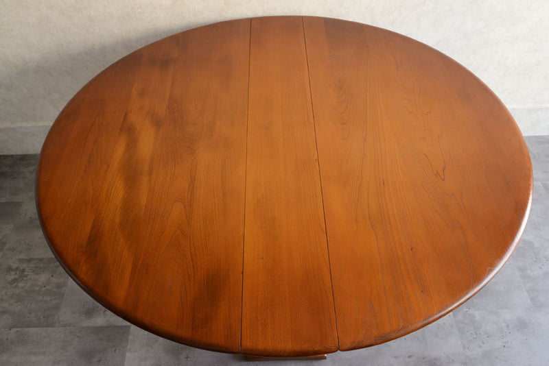 ERCOL　アーコール　ゲートレッグ　エクステンション　ダイニングテーブル