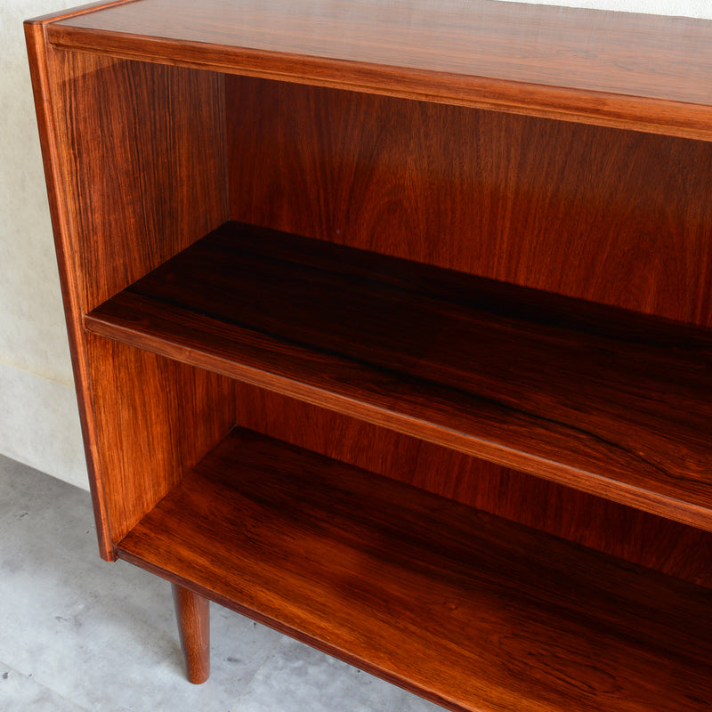 デンマーク ヴィンテージ ブックシェルフ (ローズウッド・2段)3-2