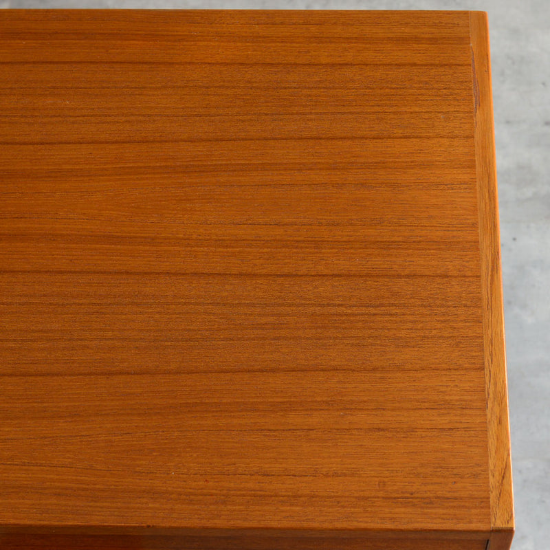 デンマーク チーク２段チェスト/サイドテーブル　5-7