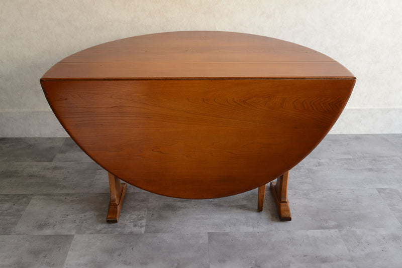 ERCOL　アーコール　ゲートレッグ　エクステンション　ダイニングテーブル