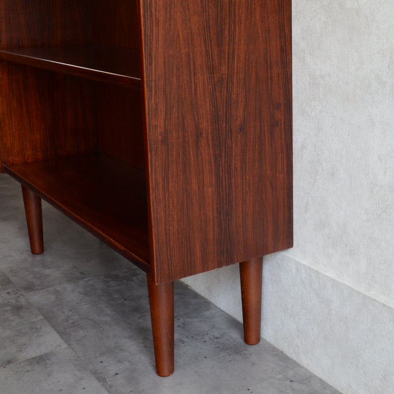 デンマーク ヴィンテージ ブックシェルフ (ローズウッド・2段)3-2