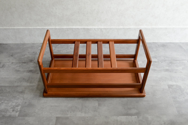 コーラルタイルトップ　ヴィンテージ ローテーブル01　