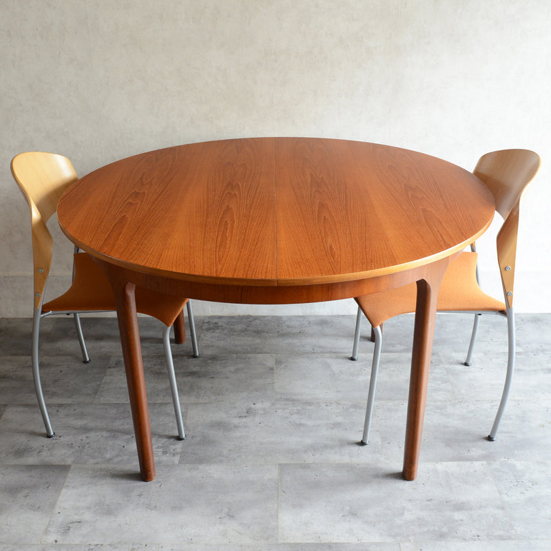 A.H.McINTOSH マッキントッシュ ラウンドエクステンション テーブル11（天板剥離再塗装済）