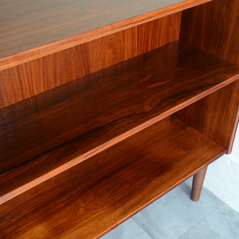 デンマーク ヴィンテージ ブックシェルフ (ローズウッド・2段)3-2