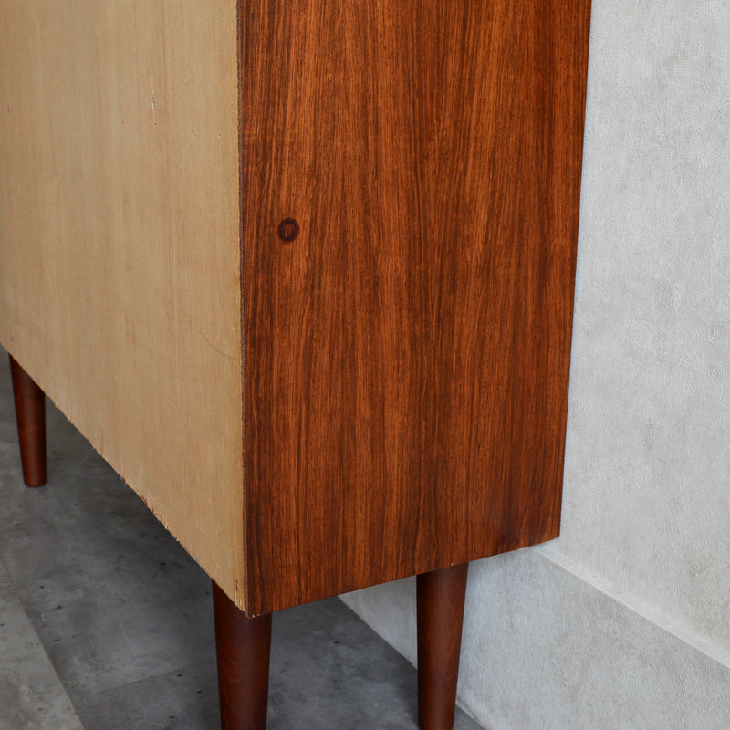 デンマーク ヴィンテージ ブックシェルフ (ローズウッド・2段)3-2