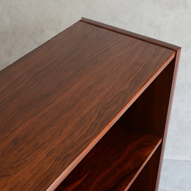 デンマーク ヴィンテージ ブックシェルフ (ローズウッド・2段)3-2