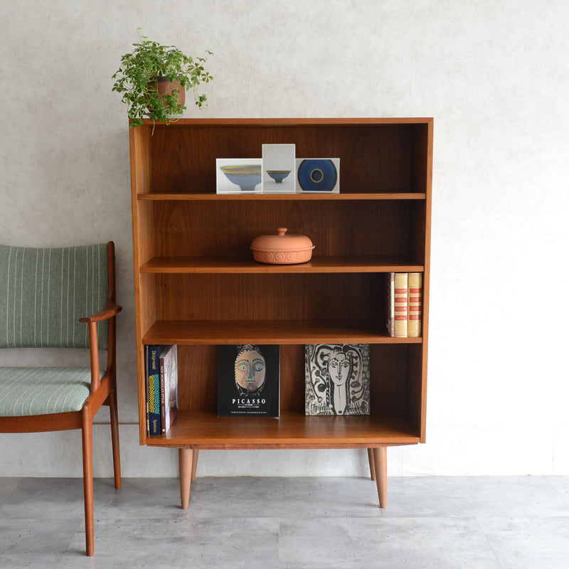 デンマーク チーク ブックシェルフ 5-9