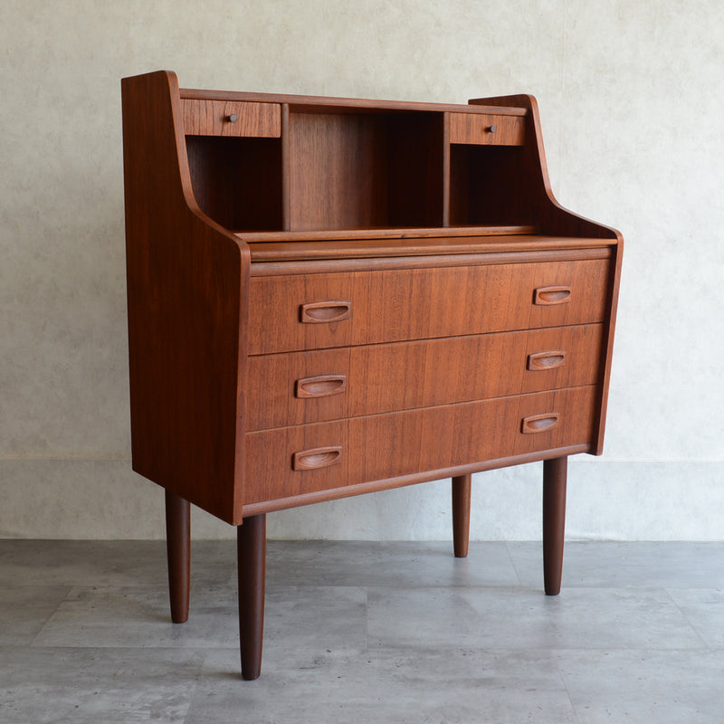 デンマーク ヴィンテージ　 チーク ビューロー 3-3