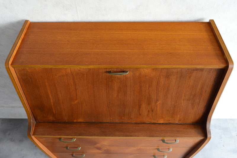 60Sチーク　ライティングビューロー01