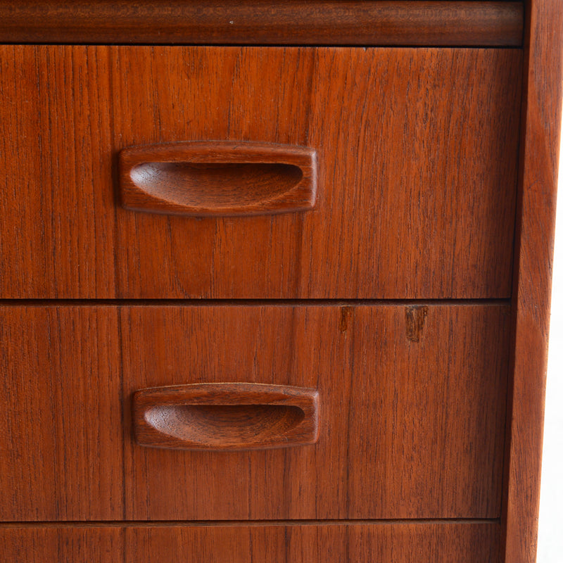 デンマーク ヴィンテージ　 チーク ビューロー 3-3