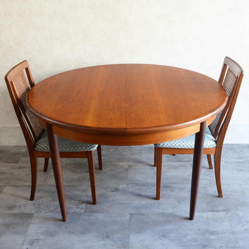 Y様ご見学予約商品G-PLAN ジープラン　エクステンション ラウンドテーブル77(天板剥離再塗装）