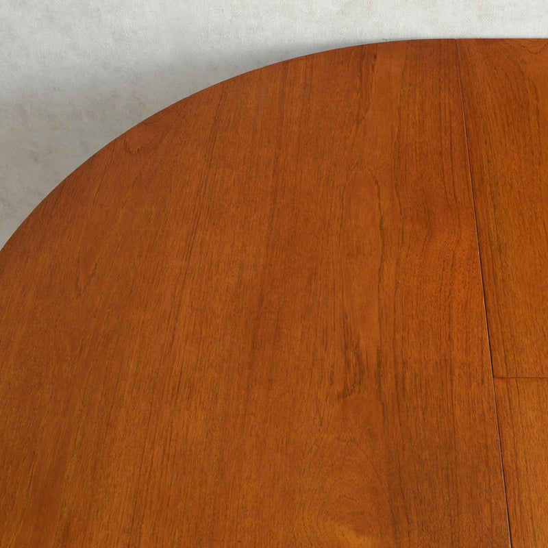 60S ラウンドエクステンション テーブル03（天板剥離再塗装済）