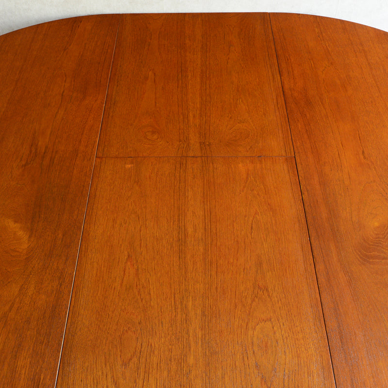 60S ラウンドエクステンション テーブル03（天板剥離再塗装済）