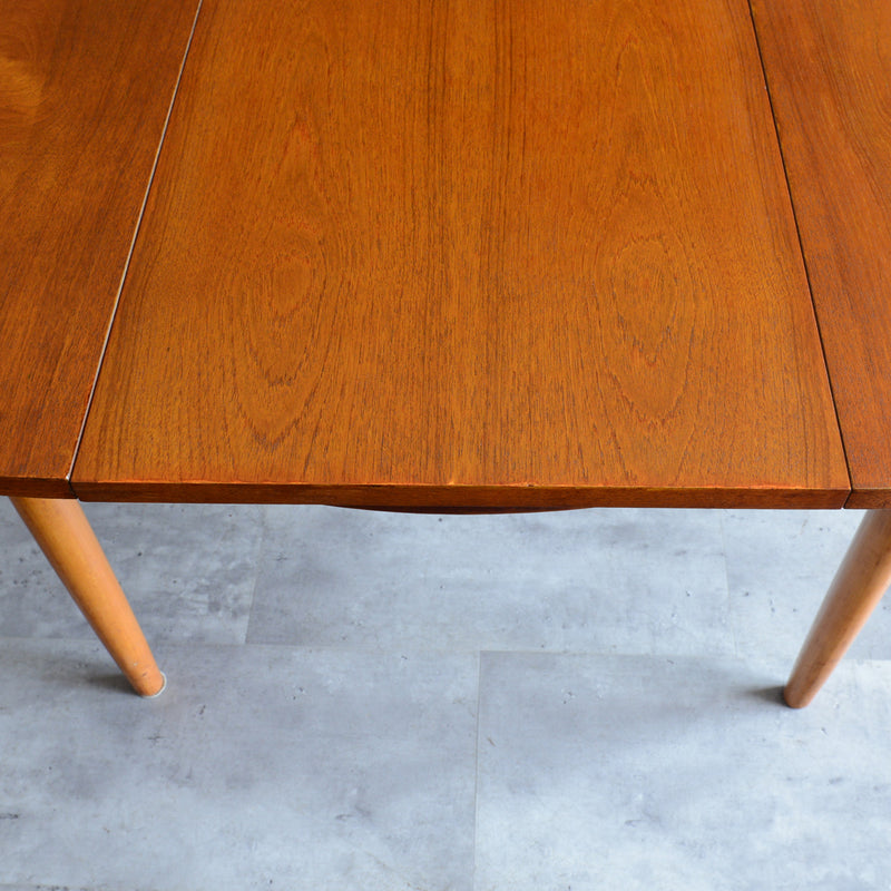 60S ラウンドエクステンション テーブル03（天板剥離再塗装済）