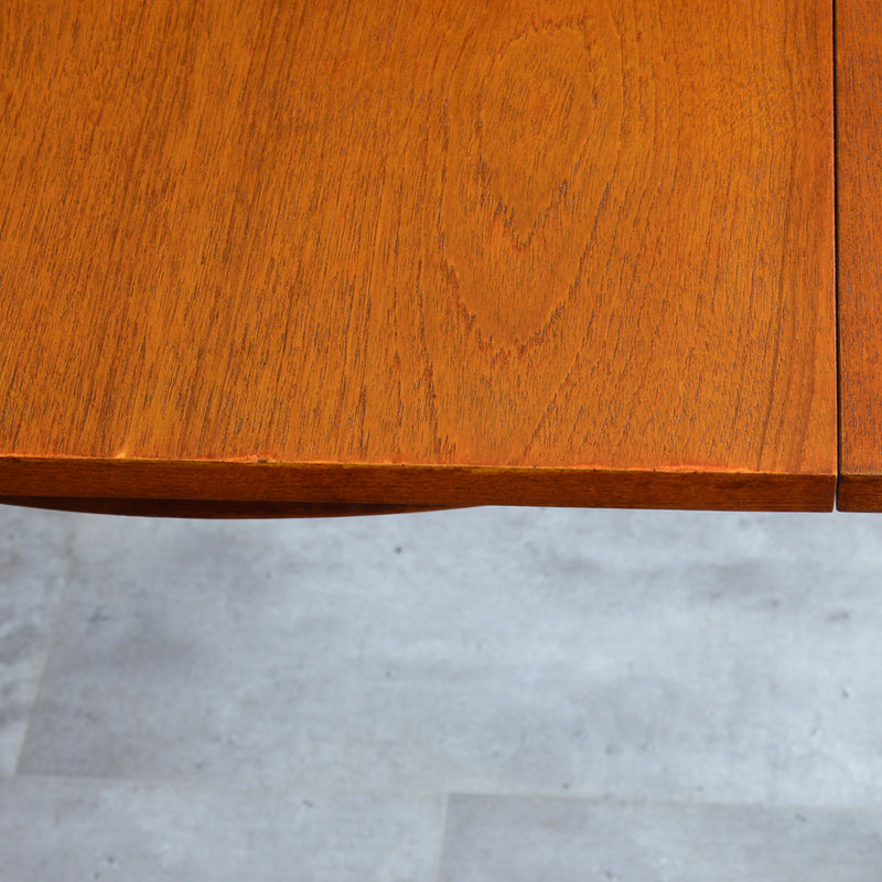 60S ラウンドエクステンション テーブル03（天板剥離再塗装済）