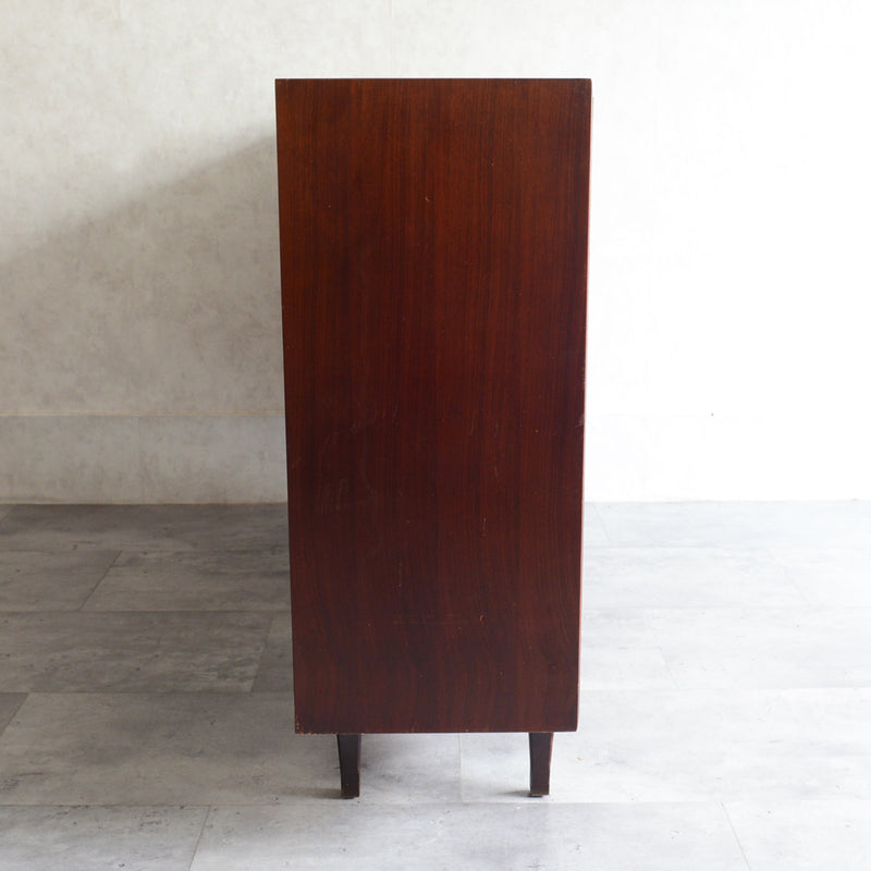 Meredew メレデュー　ガラス キャビネット 25 (木扉付）