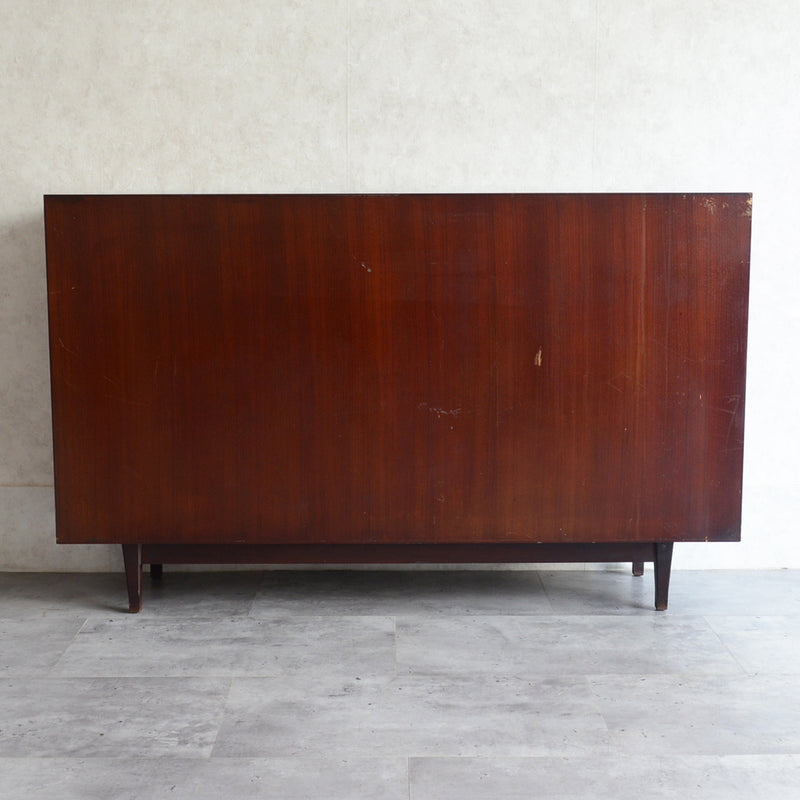 Meredew メレデュー　ガラス キャビネット 25 (木扉付）