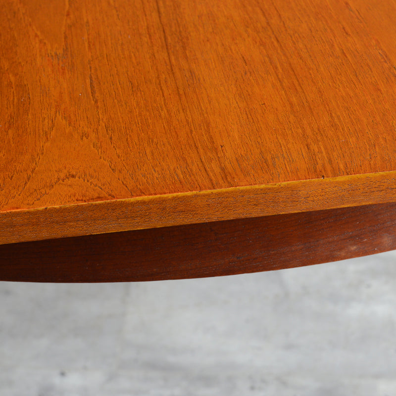 60S ラウンドエクステンション テーブル03（天板剥離再塗装済）