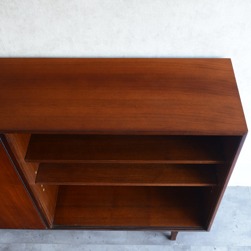 Meredew メレデュー　ガラス キャビネット 25 (木扉付）