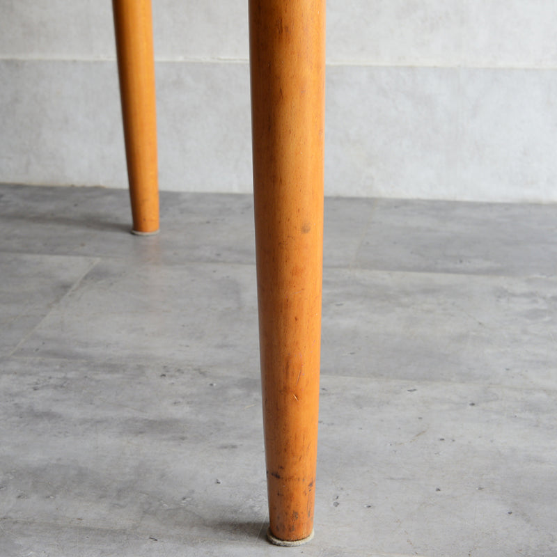 60S ラウンドエクステンション テーブル03（天板剥離再塗装済）