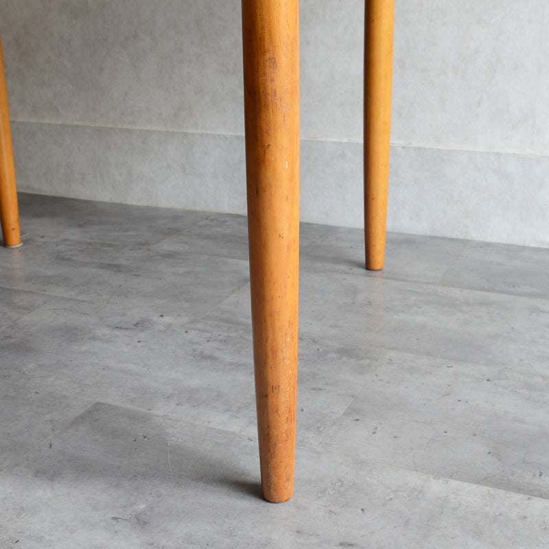 60S ラウンドエクステンション テーブル03（天板剥離再塗装済）