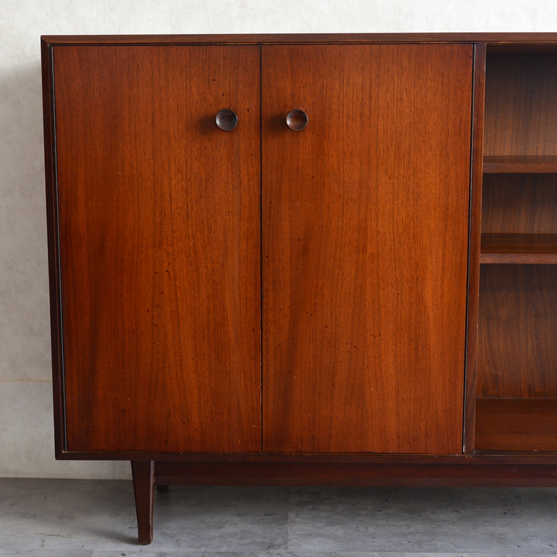 Meredew メレデュー　ガラス キャビネット 25 (木扉付）