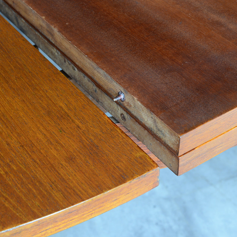 60S ラウンドエクステンション テーブル03（天板剥離再塗装済）