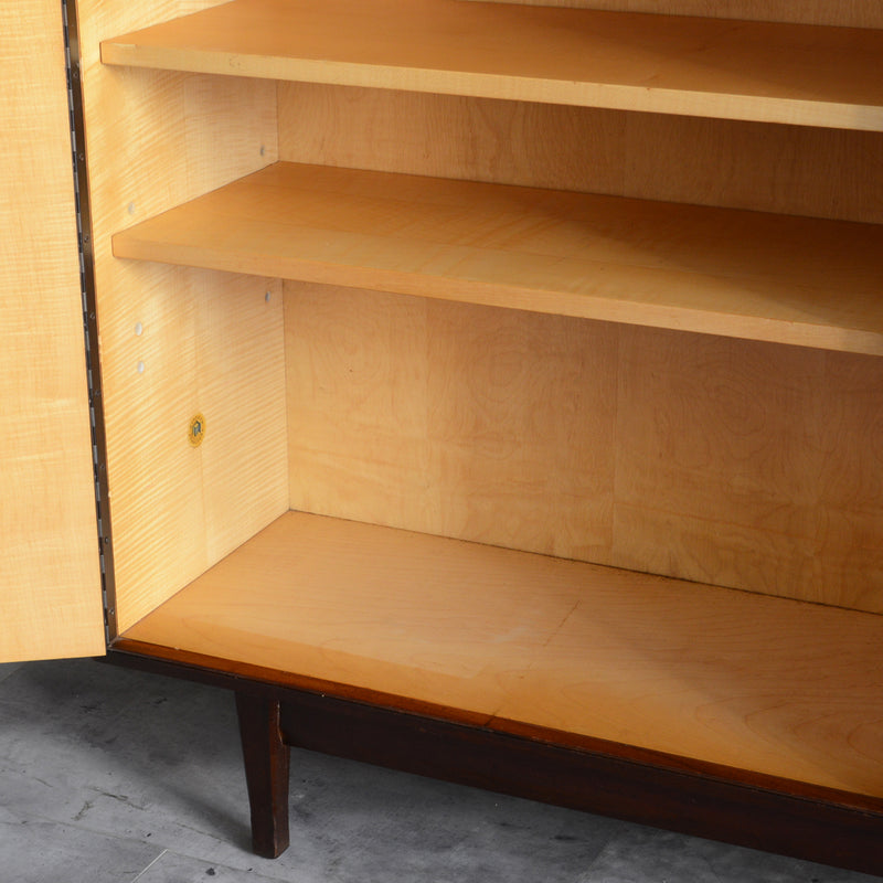 Meredew メレデュー　ガラス キャビネット 25 (木扉付）