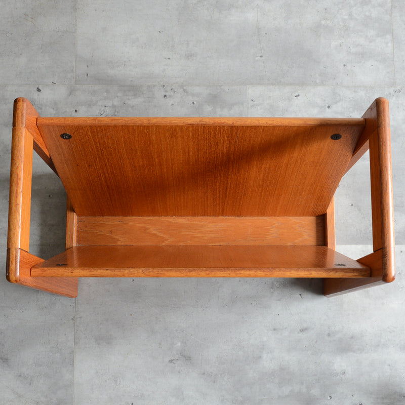 デンマーク  チーク マガジンラック