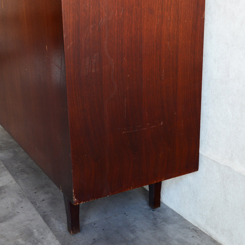 Meredew メレデュー　ガラス キャビネット 25 (木扉付）