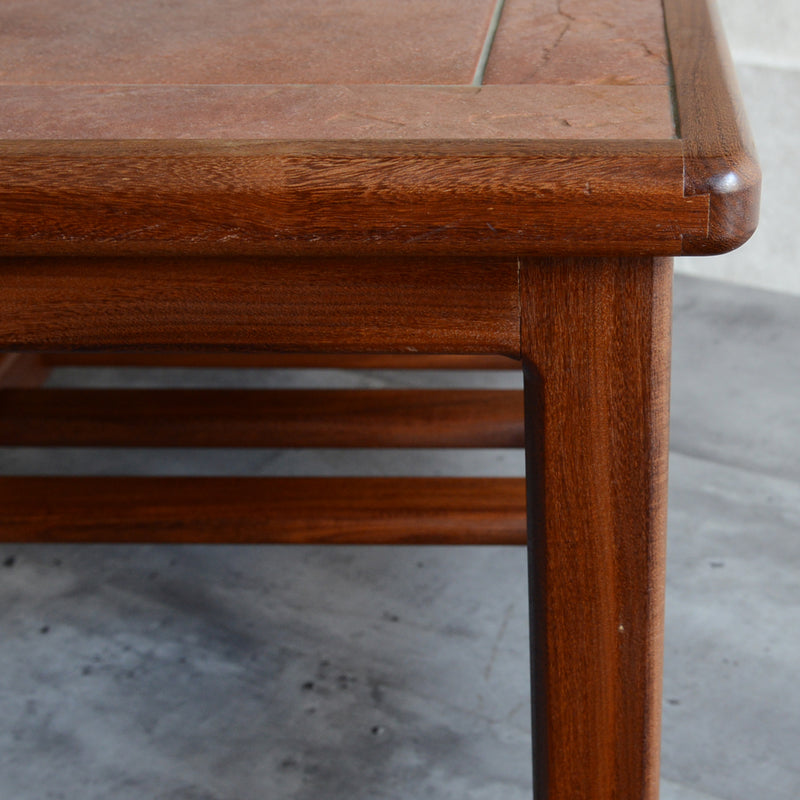 コーラルタイルトップ　ヴィンテージ ローテーブル02