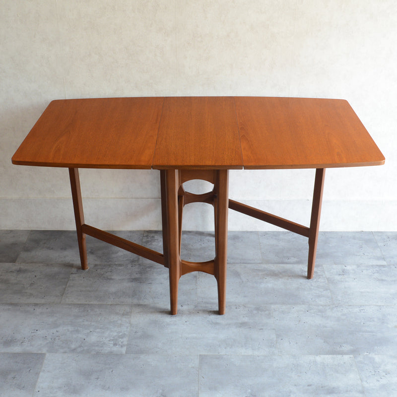 M様ご見学予約品　Nathanネイサン ゲートレッグ エクステンション ダイニングテーブル 20 (レクタングル）