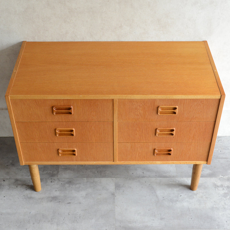 デンマークヴィンテージ  オークチェスト 3-3