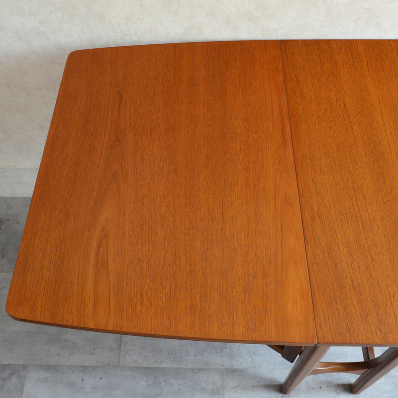 M様ご見学予約品　Nathanネイサン ゲートレッグ エクステンション ダイニングテーブル 20 (レクタングル）