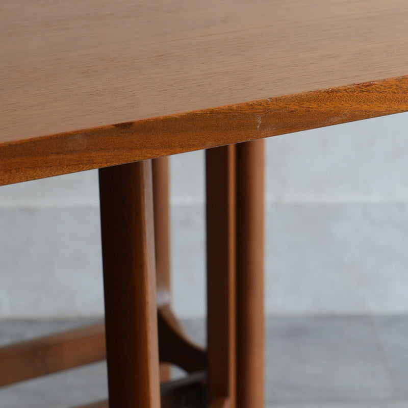 M様ご見学予約品　Nathanネイサン ゲートレッグ エクステンション ダイニングテーブル 20 (レクタングル）